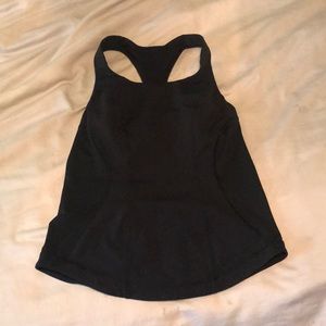 Lululemon Black Tank size 6